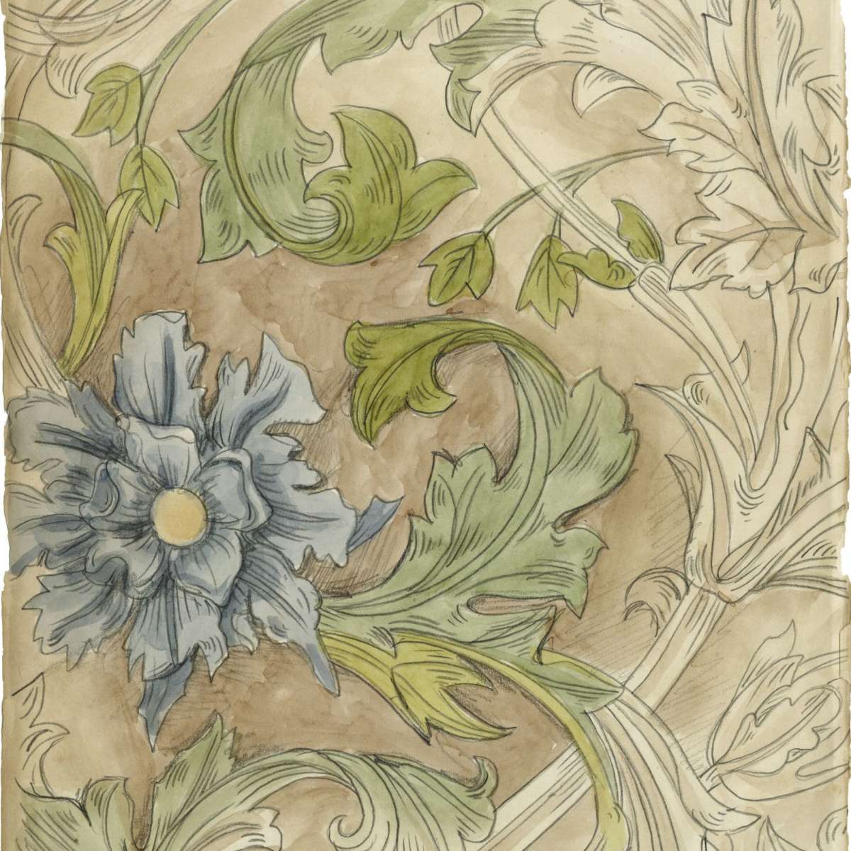 Floral Pattern Study IV Wall Art - Image 2