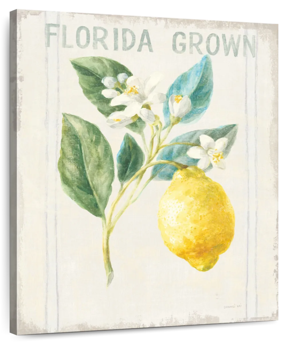 Floursack Lemon I v2 Wall Art