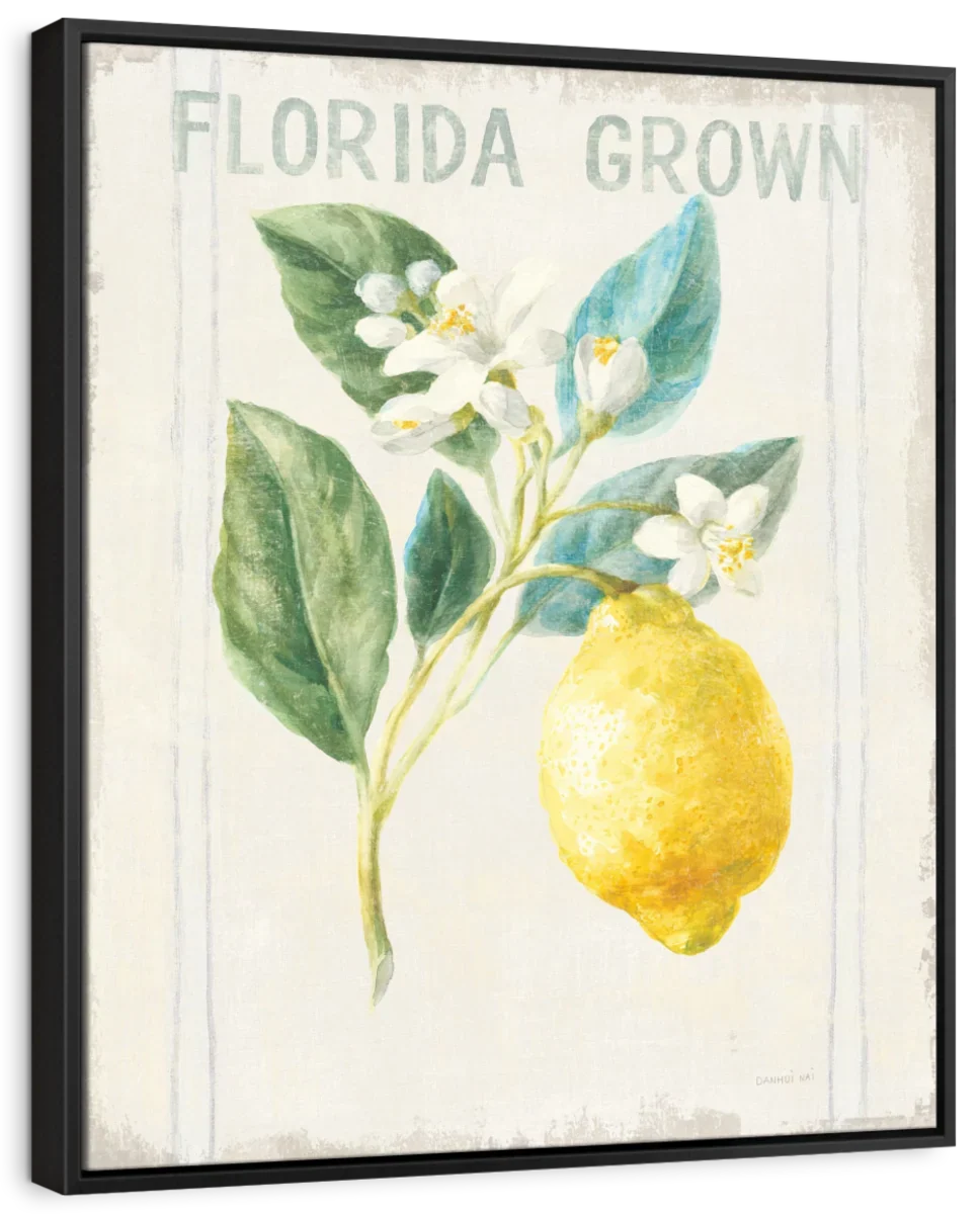 Floursack Lemon I v2 Wall Art - Image 6