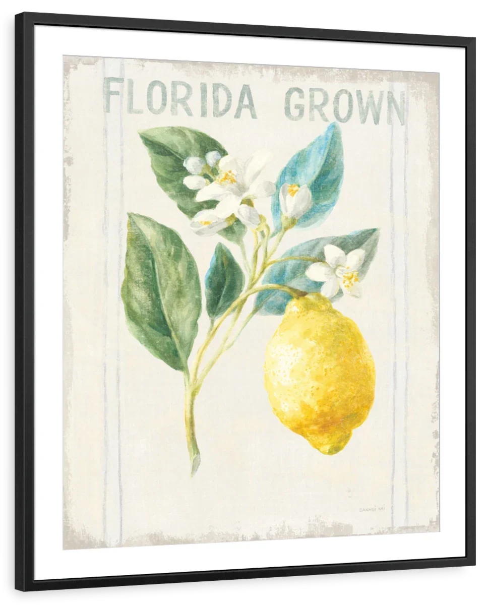 Floursack Lemon I v2 Wall Art - Image 7