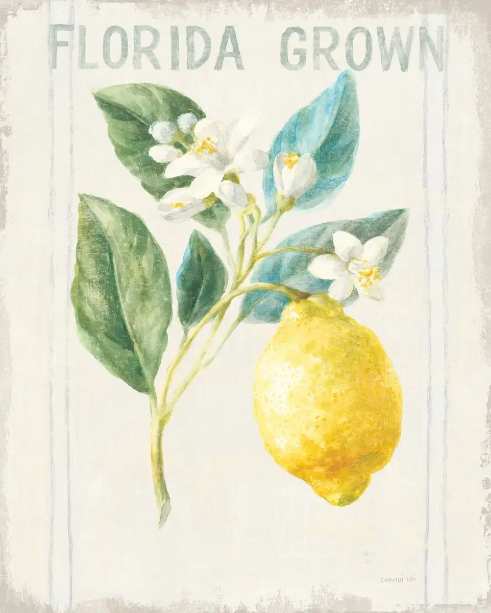 Floursack Lemon I v2 Wall Art - Image 9