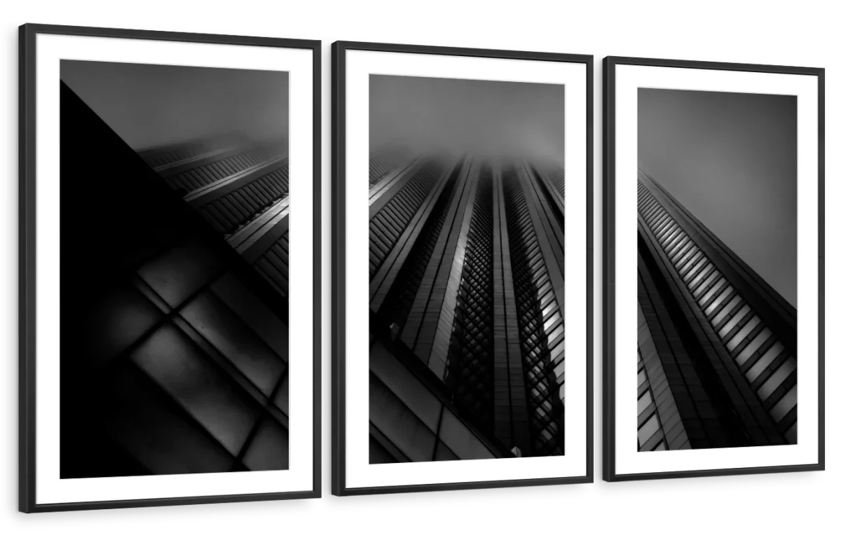 Foggy Skyscraper Wall Art - Image 13