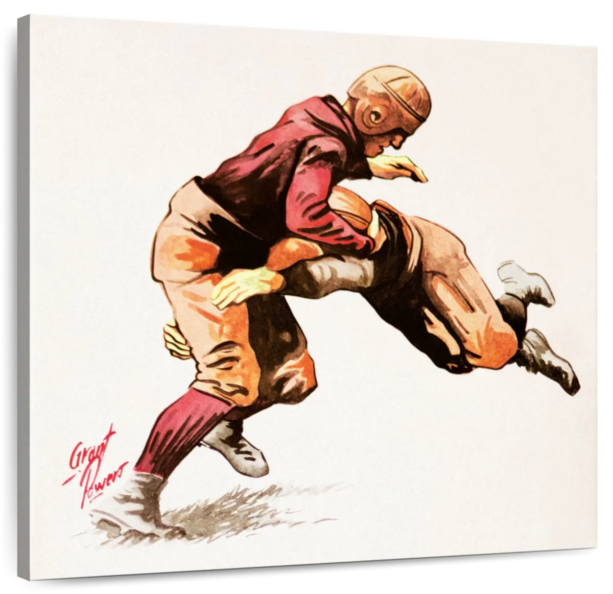 Fordham Vs Pitt Program 1935 Wall Art