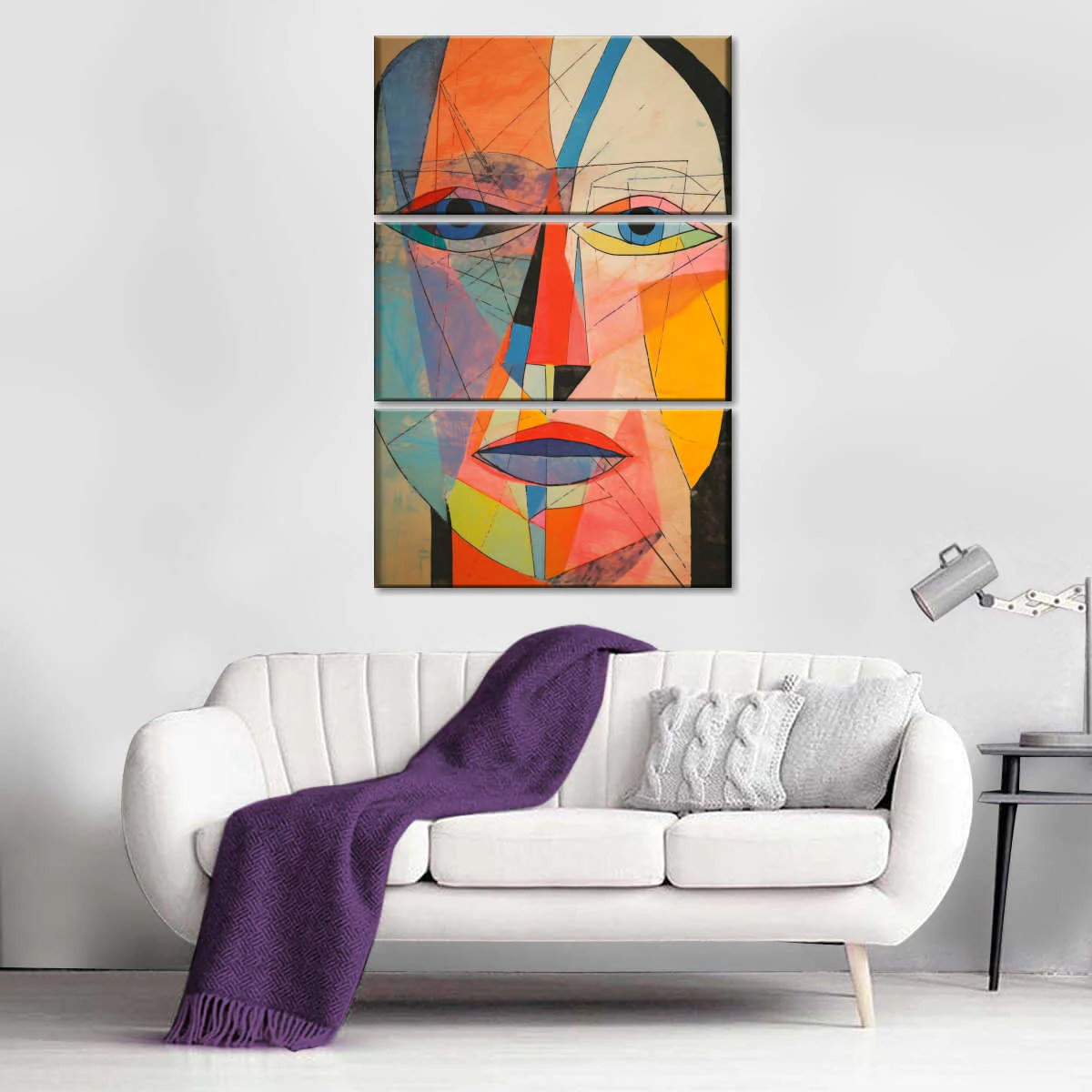 Geometric Reflection Wall Art - Image 4