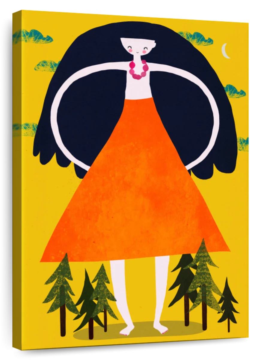 Giantess In The Woods Wall Art