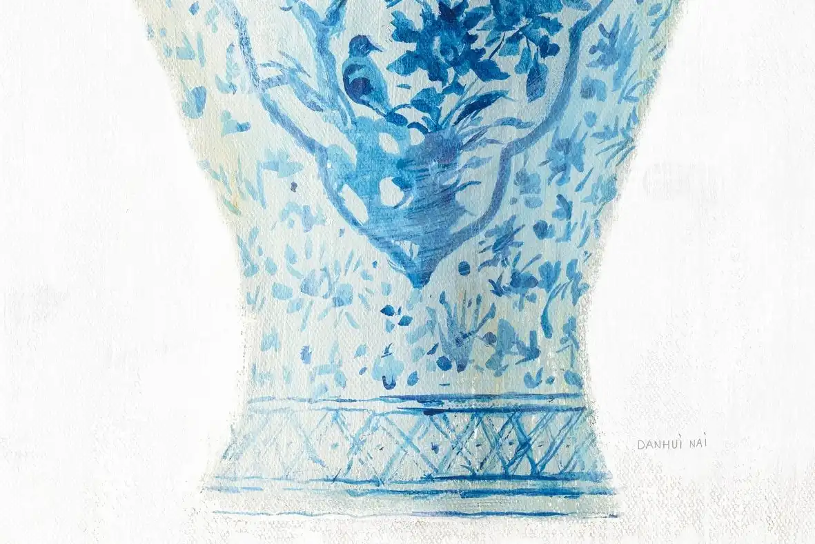 Ginger Jar I On White Crop Wall Art - Image 14