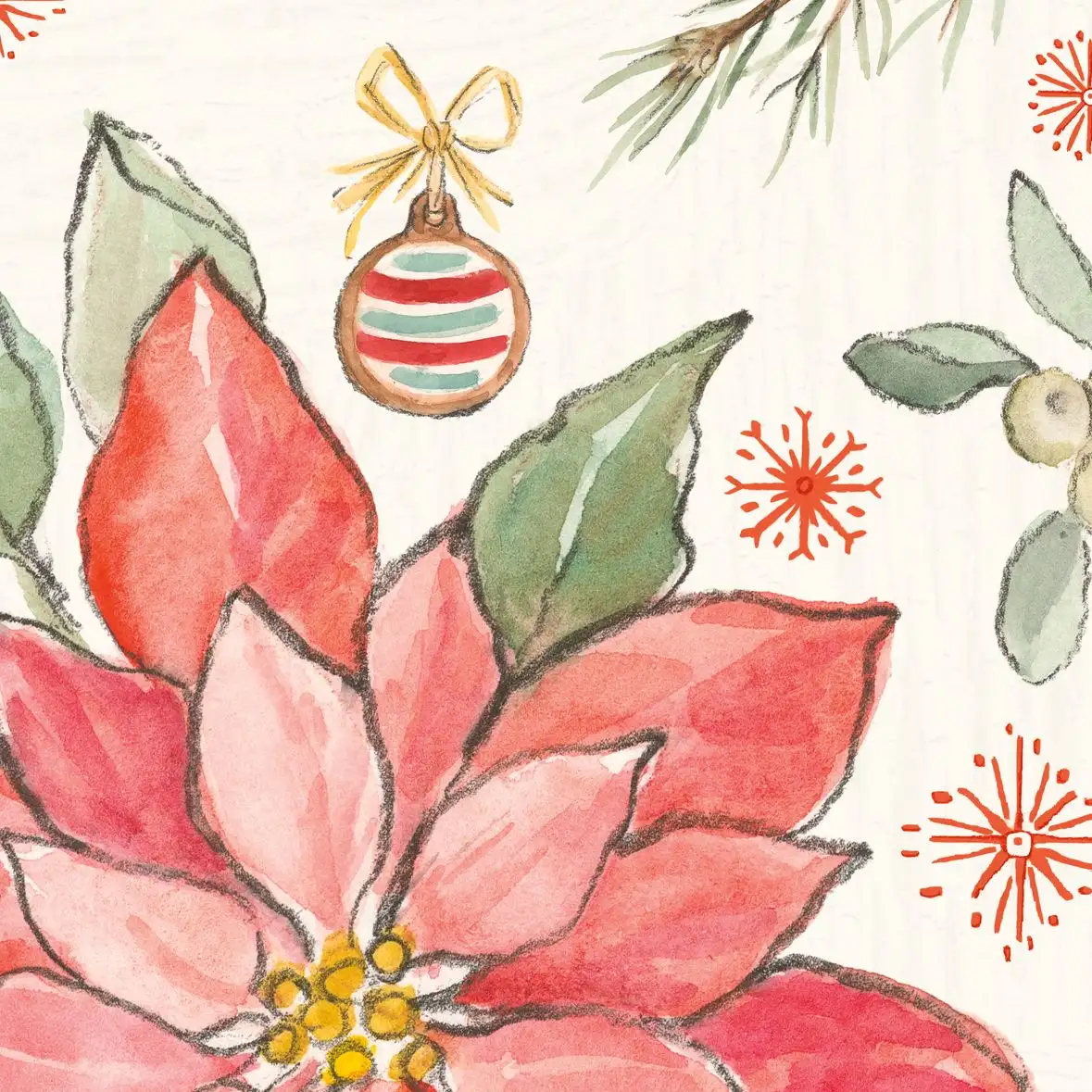 Gingerbread Christmas Pattern VIA Wall Art - Image 15