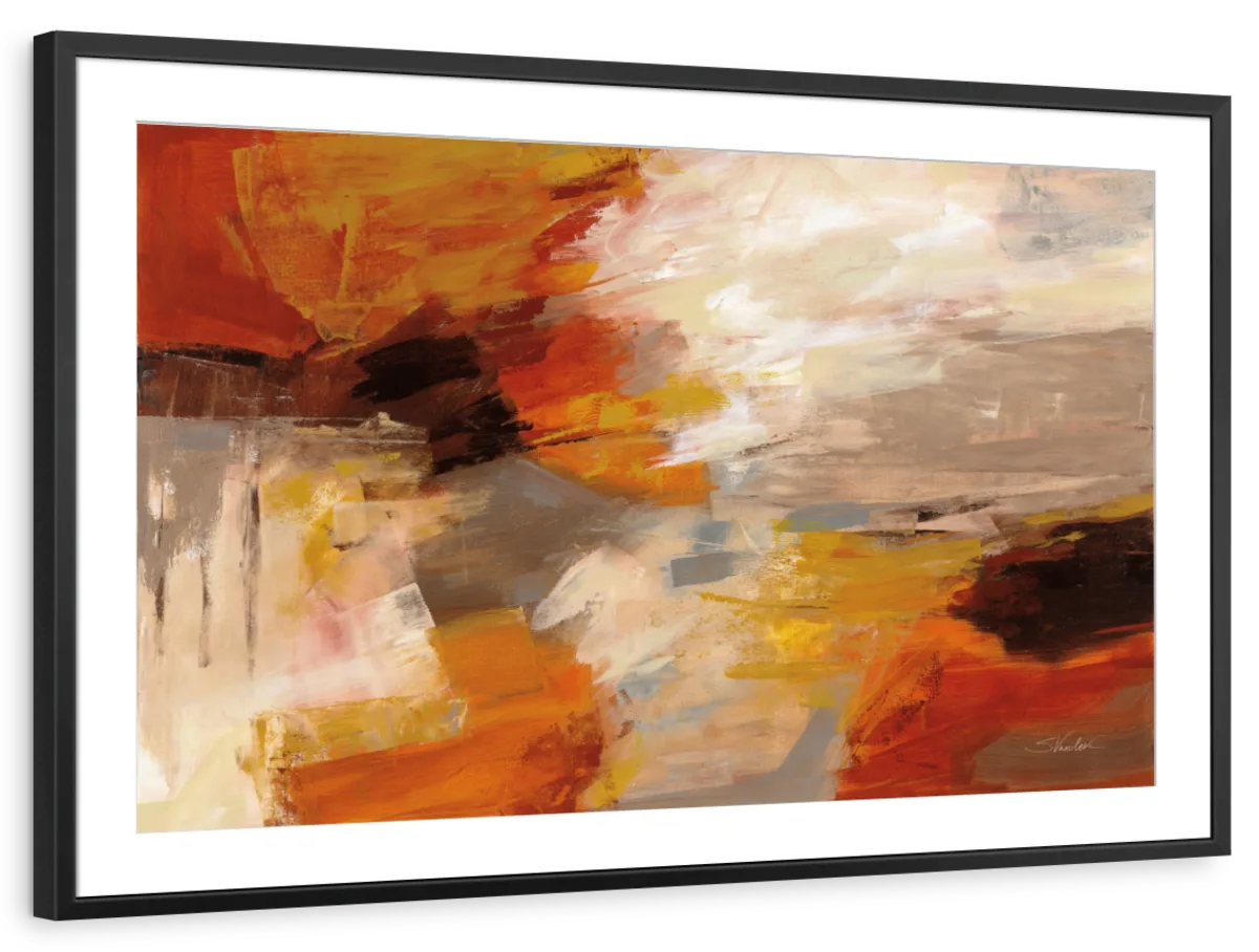 Golden Falling Leaves Wall Art - Image 20