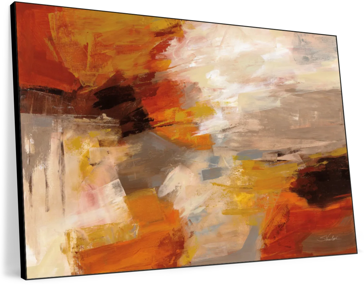 Golden Falling Leaves Wall Art - Image 21
