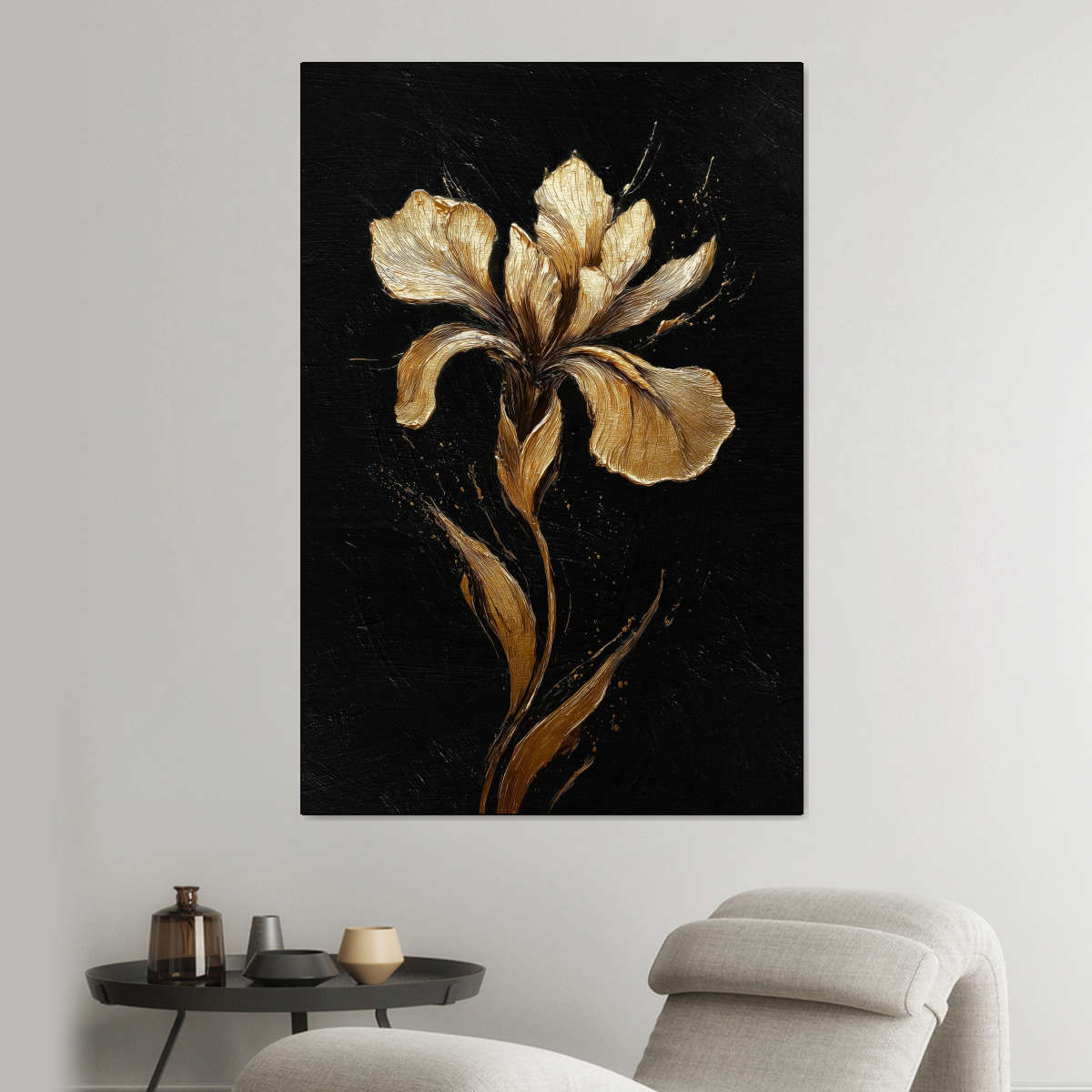 Golden Iris Wall Art - Image 3