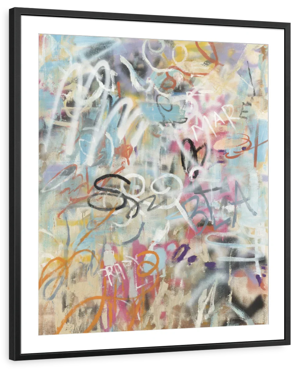 Graffiti Love Muted Wall Art - Image 7