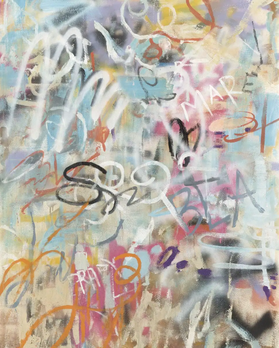 Graffiti Love Muted Wall Art - Image 9