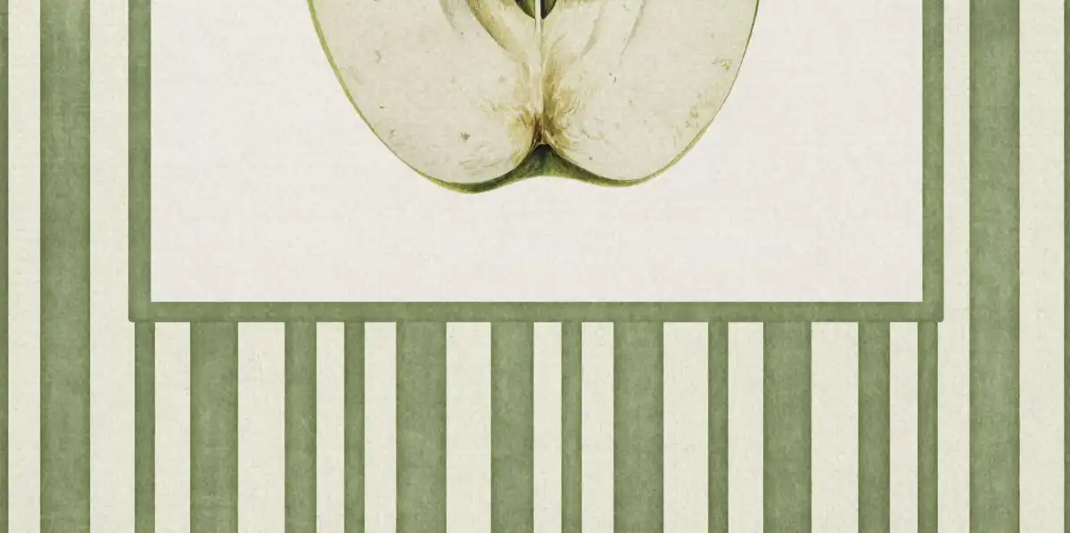 Green Apple Botanical Study Wall Art - Image 16