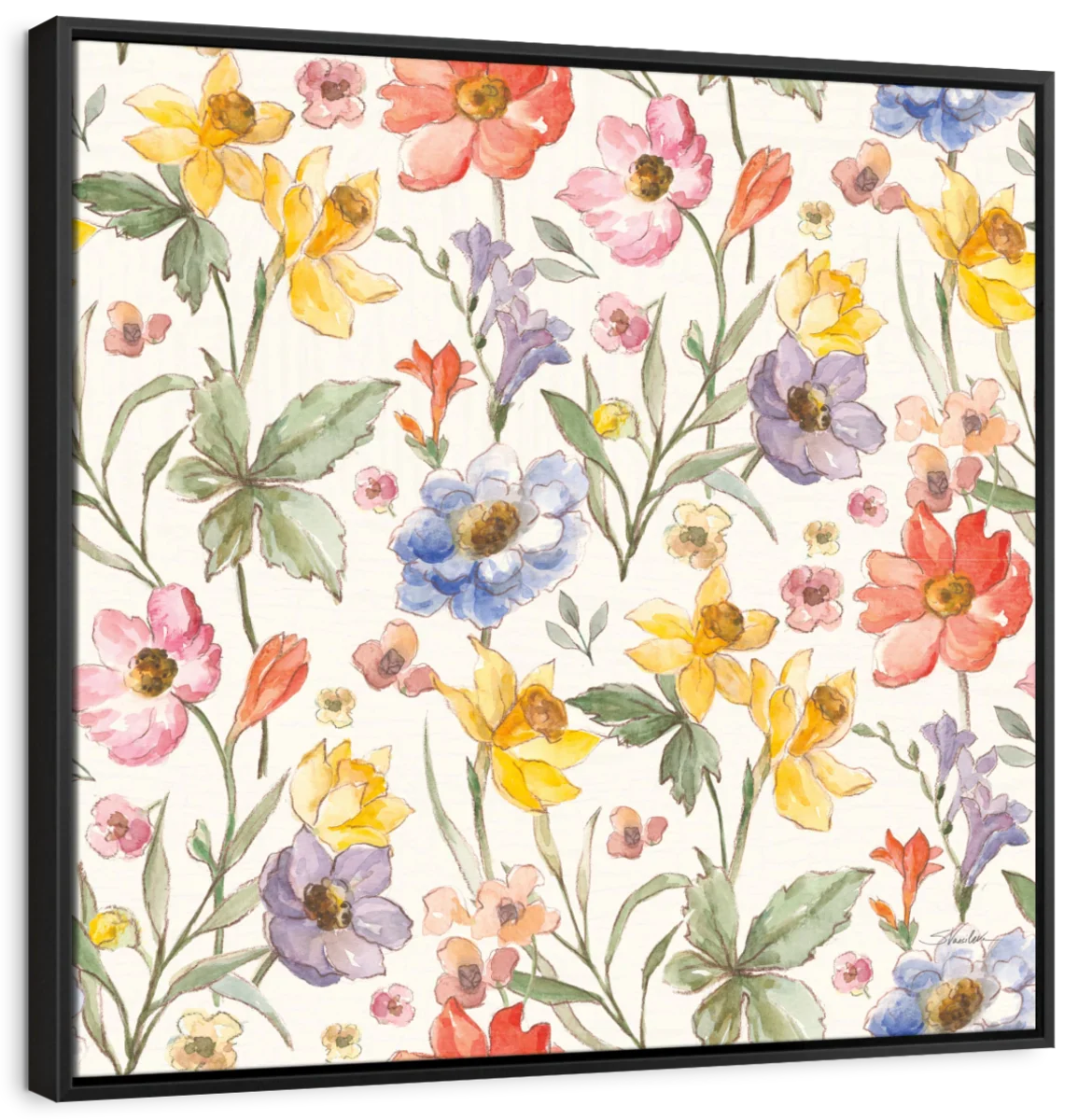 Happy Easter Pattern VA Wall Art - Image 18