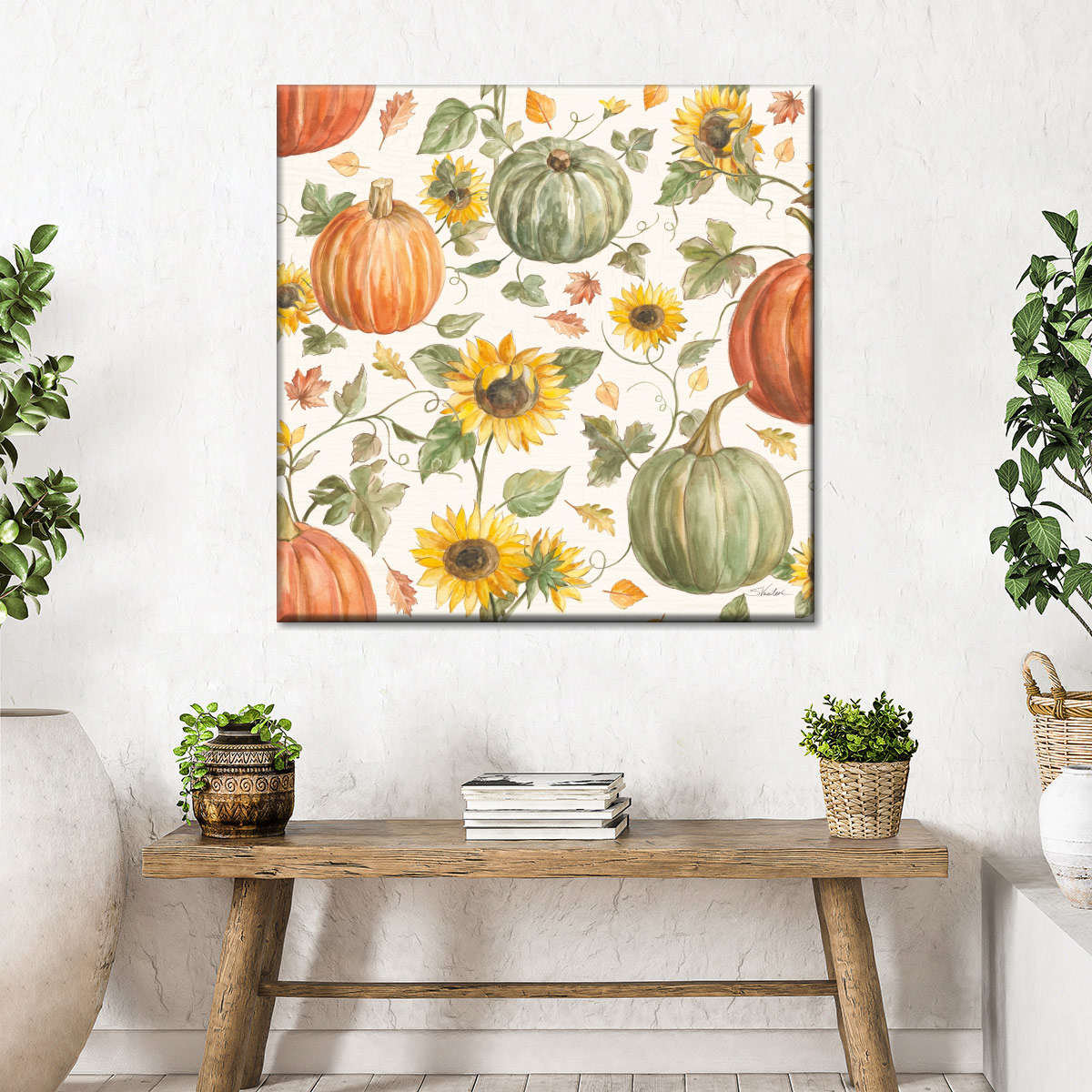 Happy Harvest Pattern VIA Wall Art - Image 10