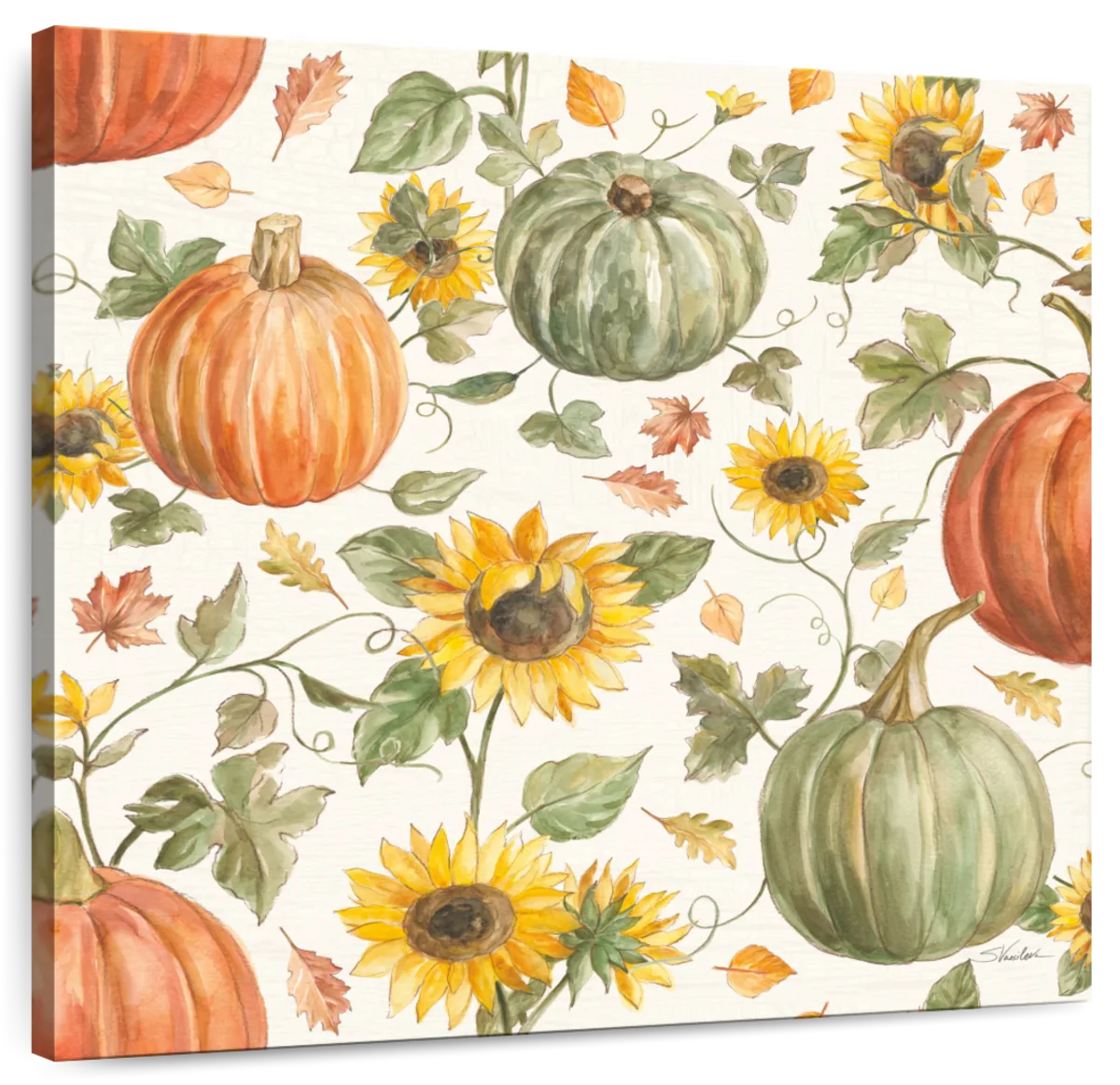 Happy Harvest Pattern VIA Wall Art - Image 2