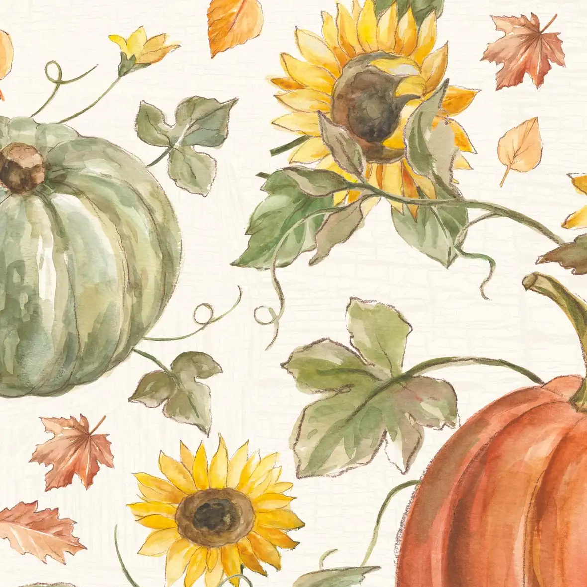 Happy Harvest Pattern VIA Wall Art - Image 23