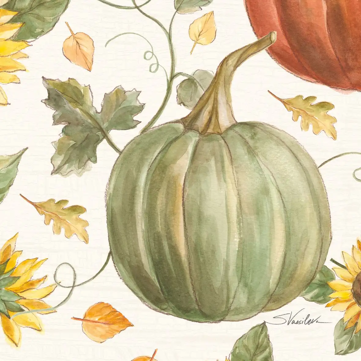 Happy Harvest Pattern VIA Wall Art - Image 24