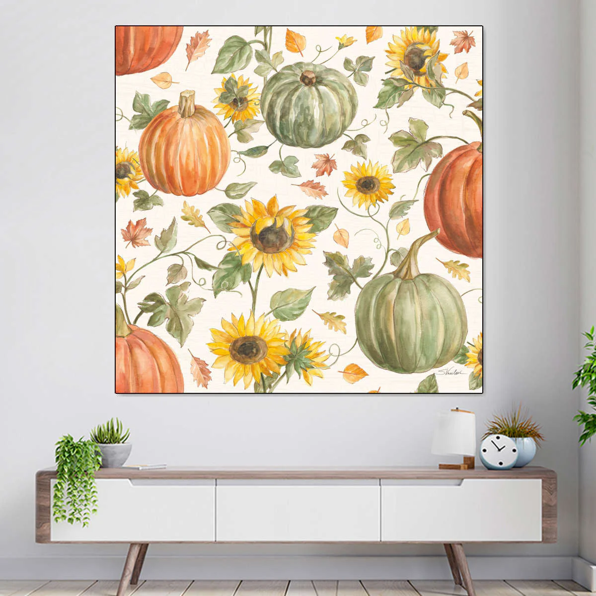 Happy Harvest Pattern VIA Wall Art - Image 8