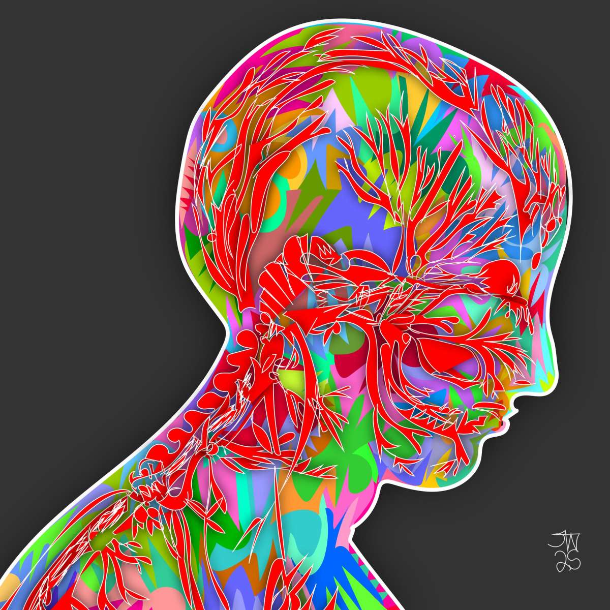Head Nerves Wall Art - Image 19