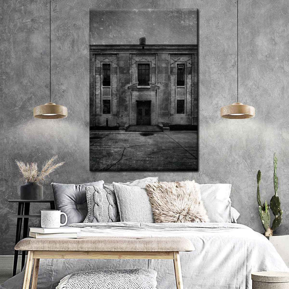 Historic Brick Facade Wall Art - Image 3
