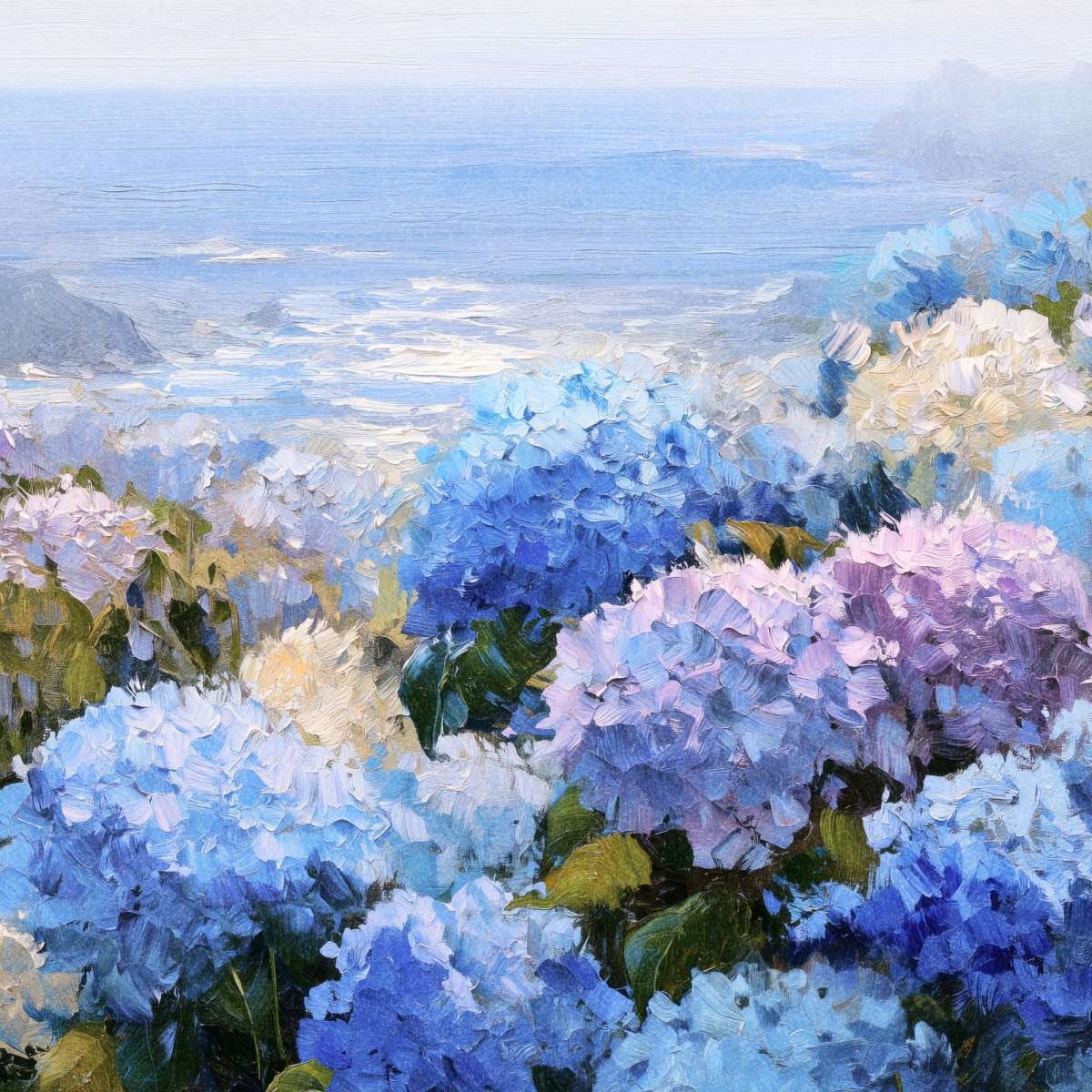 Hydrangea Coast Wall Art - Image 2