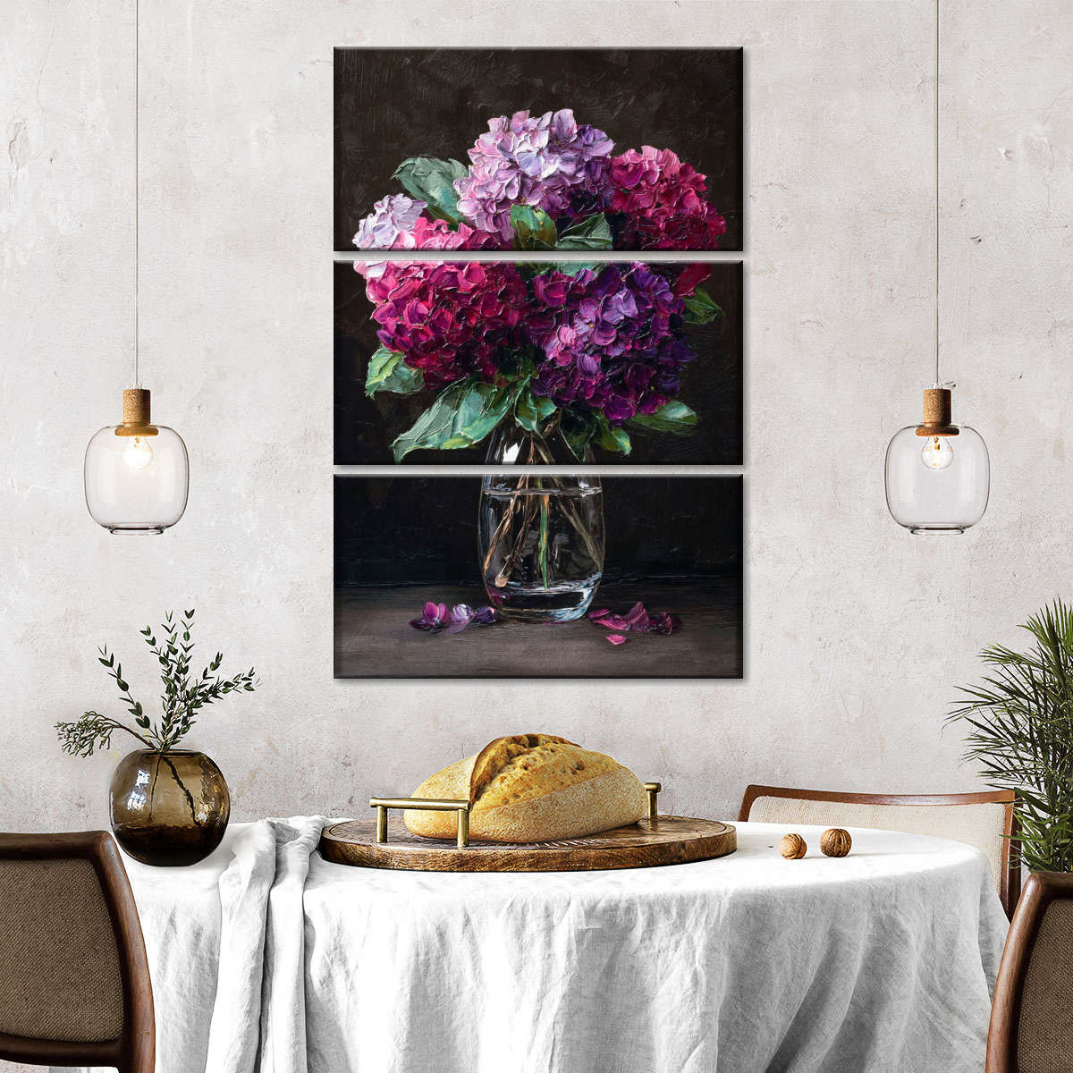 Hydrangea Vase Wall Art - Image 4