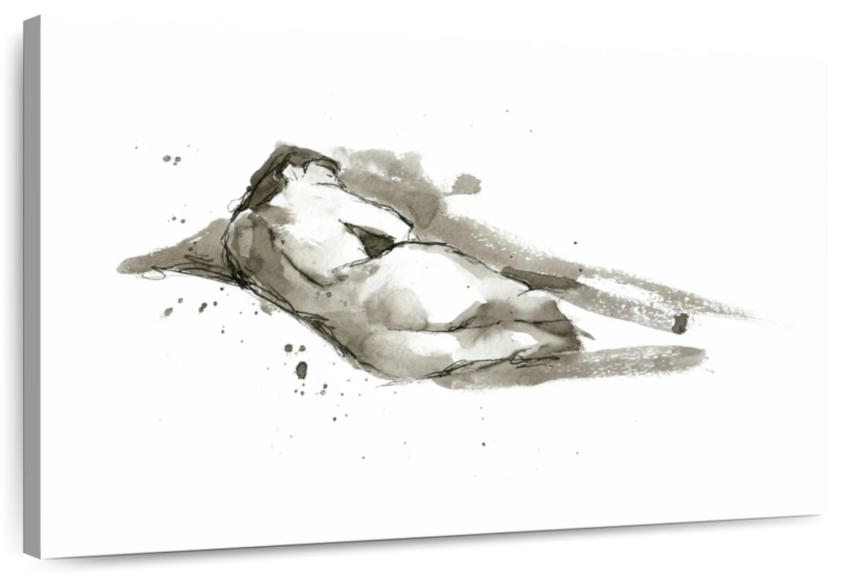 Ink Figure Study V Wall Art