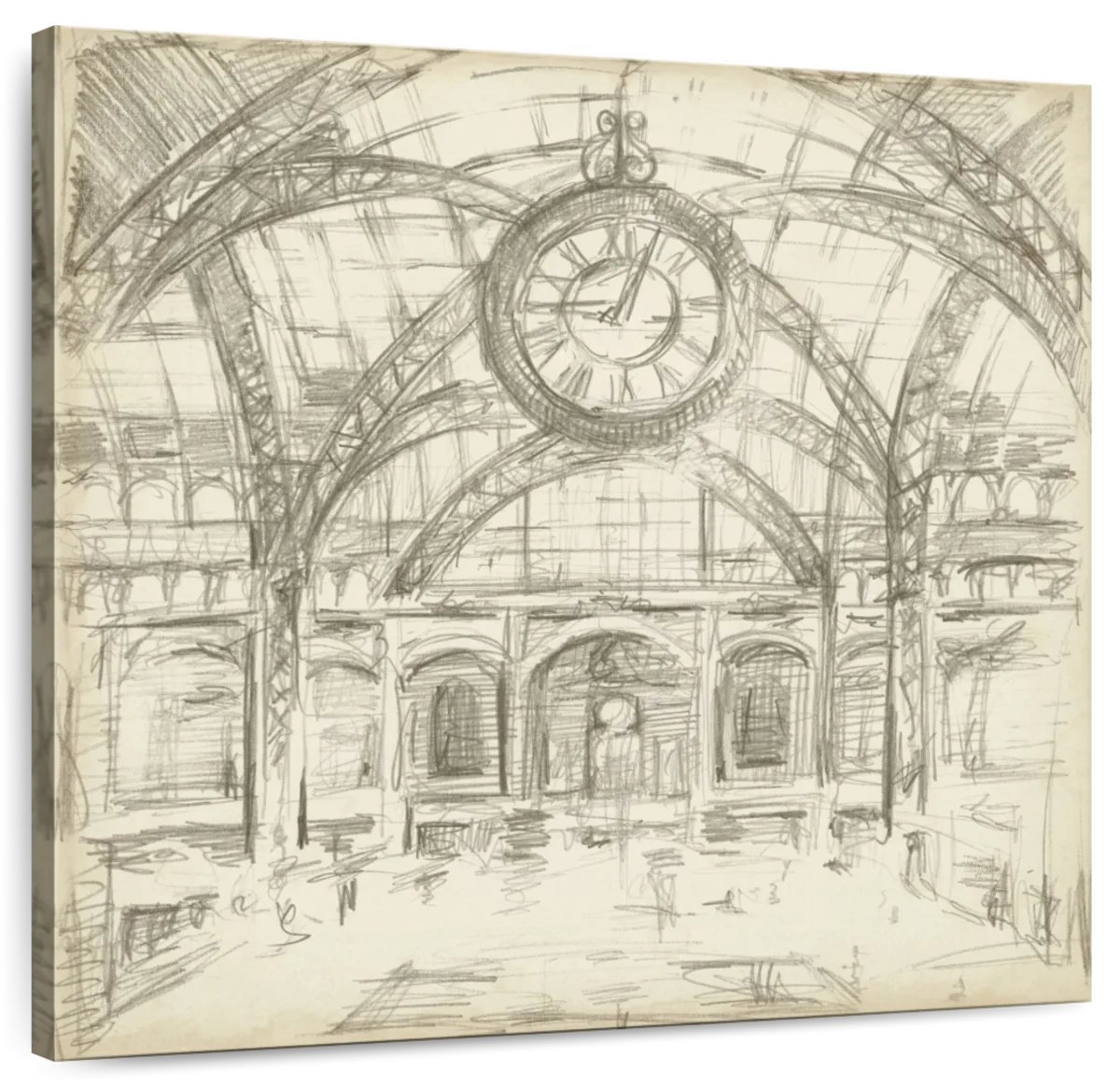Interior Architectural Study I Wall Art