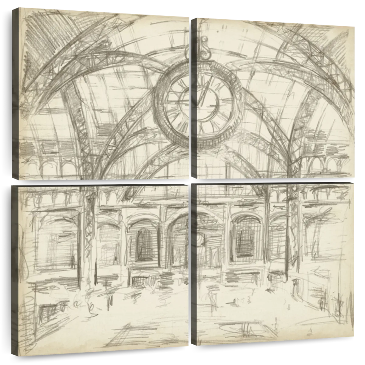 Interior Architectural Study I Wall Art - Image 24