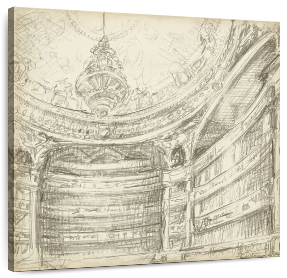 Interior Architectural Study II Wall Art