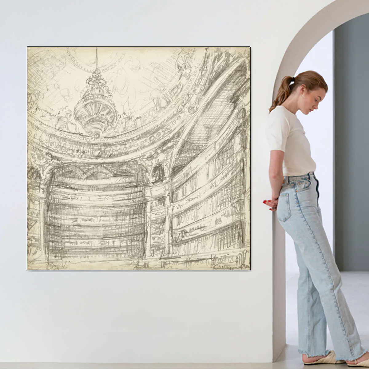 Interior Architectural Study II Wall Art - Image 7