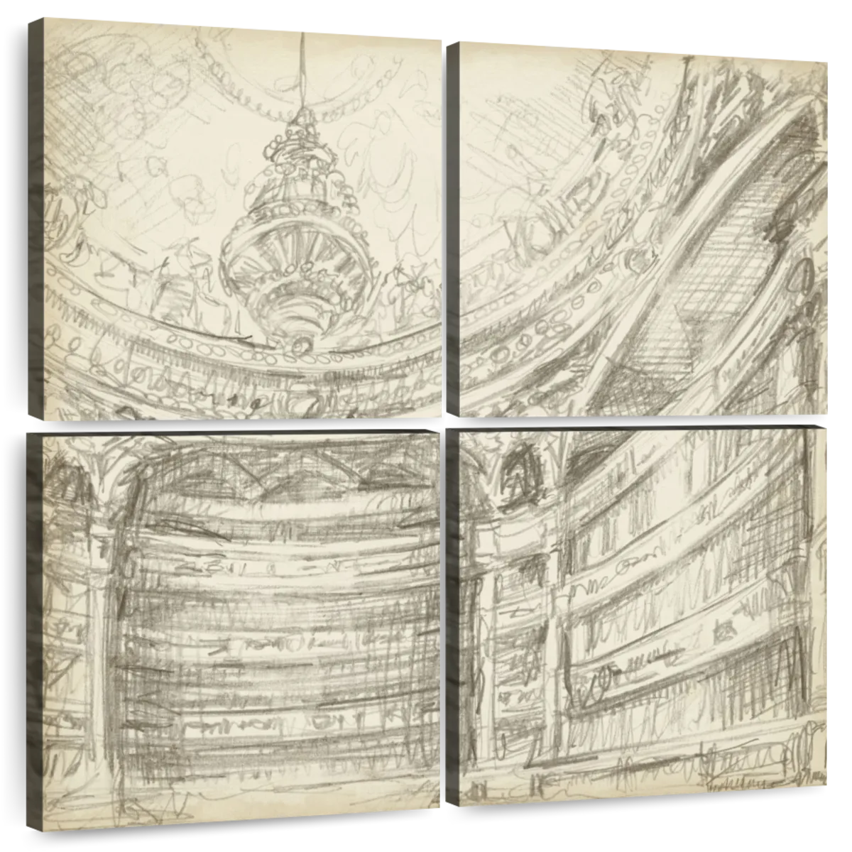 Interior Architectural Study II Wall Art - Image 8