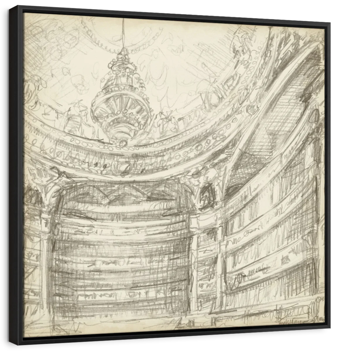 Interior Architectural Study II Wall Art - Image 9