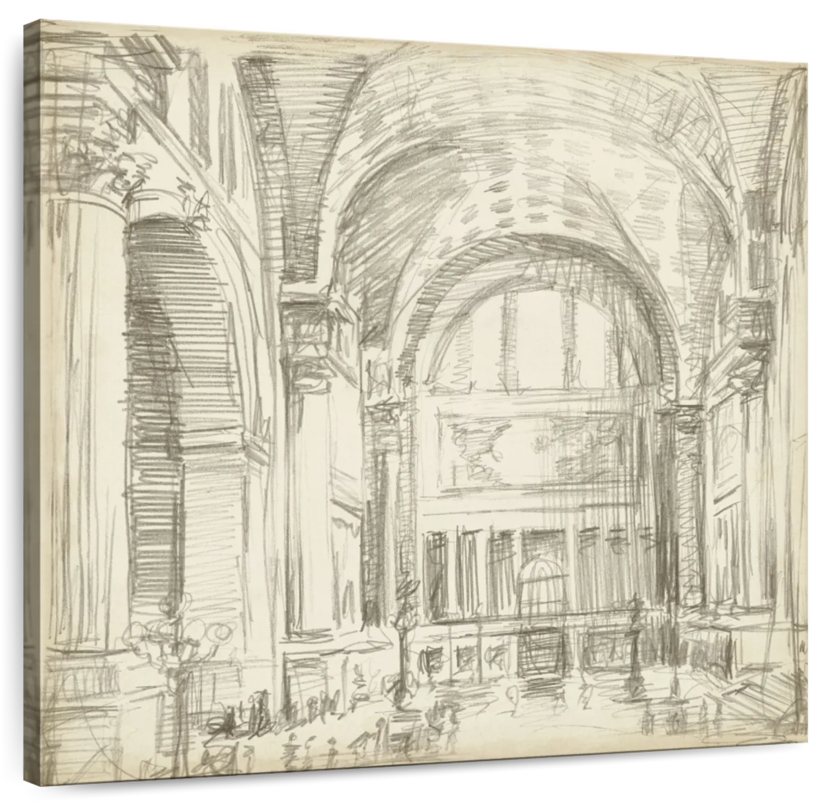 Interior Architectural Study IV Wall Art