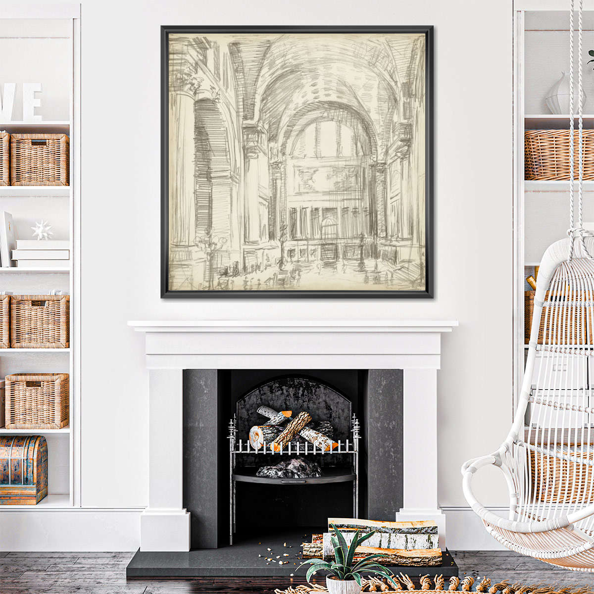 Interior Architectural Study IV Wall Art - Image 5