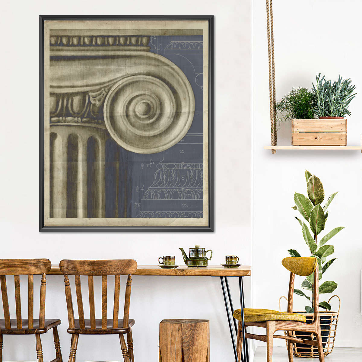 Ionic Architecture I Wall Art - Image 4