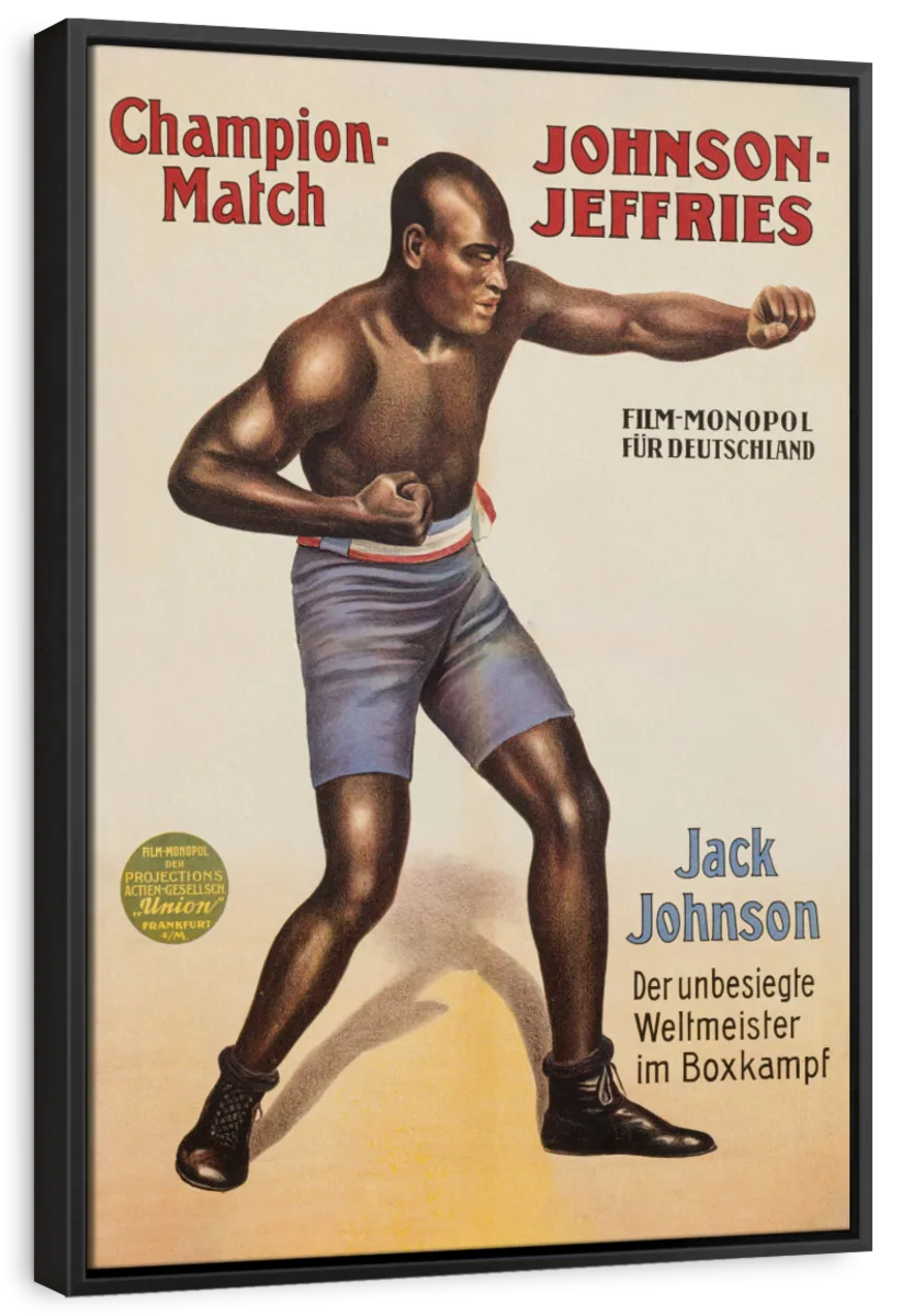 Jack Johnson World Champion Wall Art - Image 9