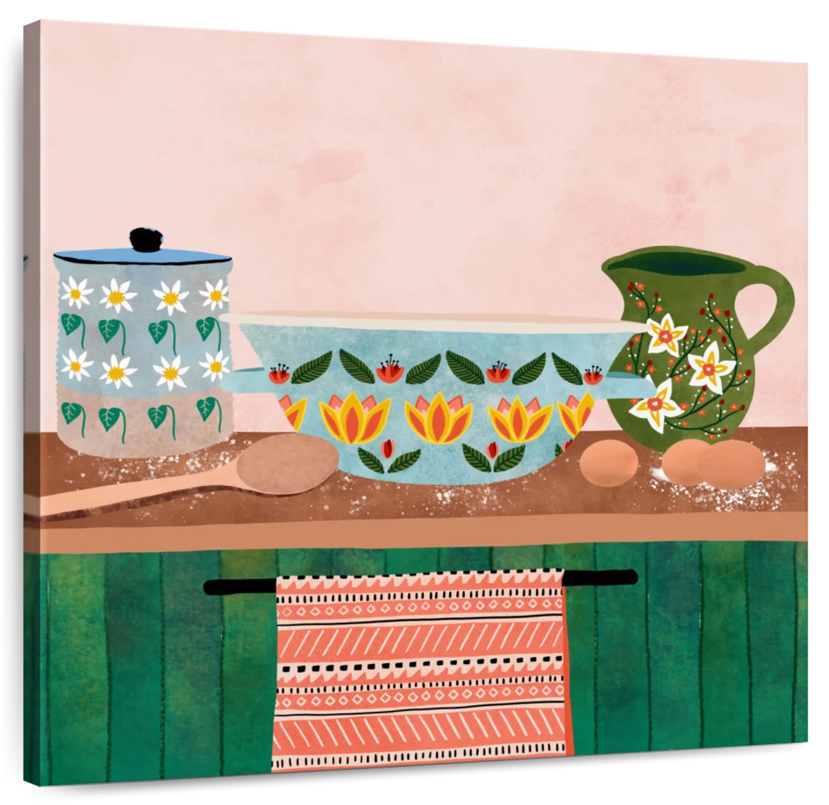 Kitchen Patterns Wall Art