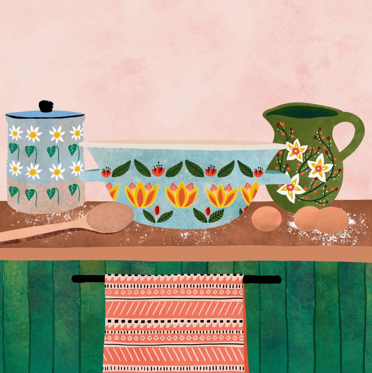 Kitchen Patterns Wall Art - Image 11