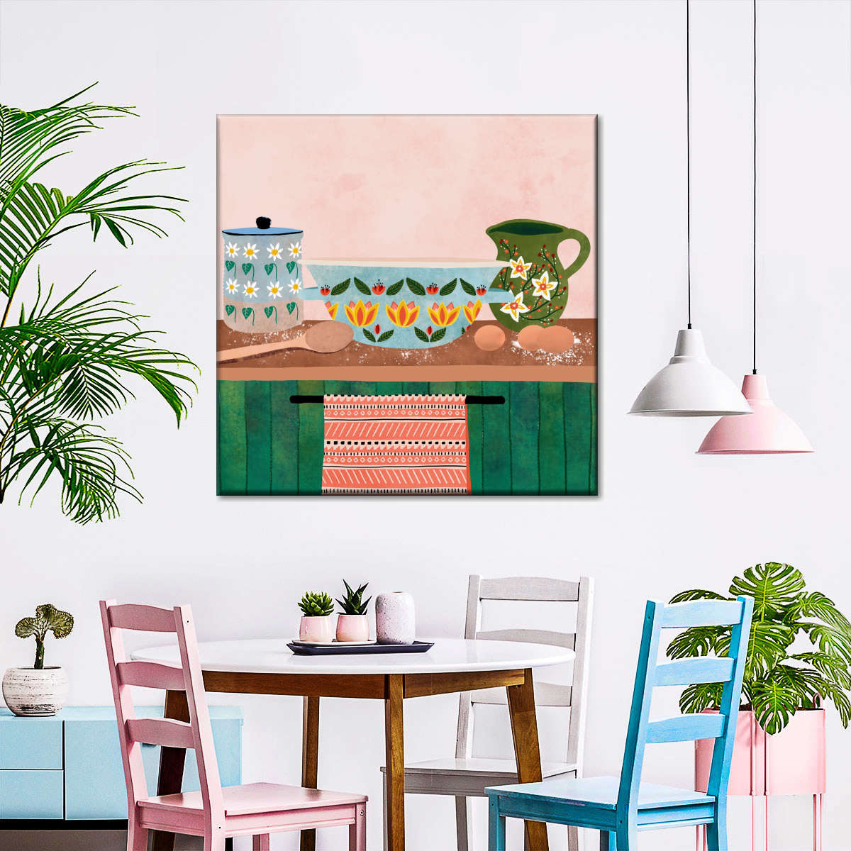 Kitchen Patterns Wall Art - Image 2