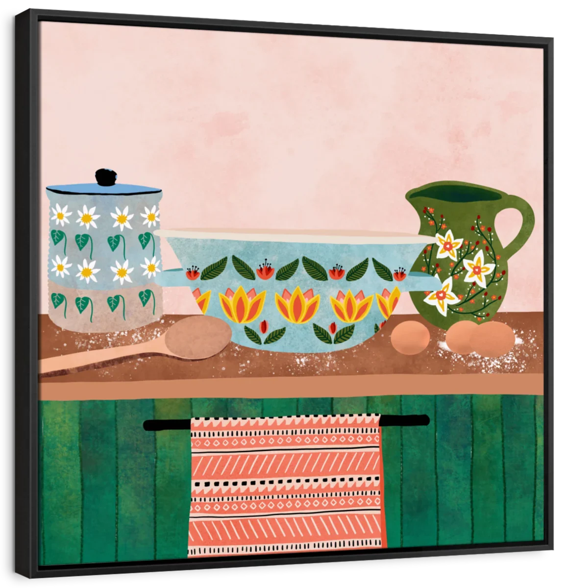 Kitchen Patterns Wall Art - Image 6