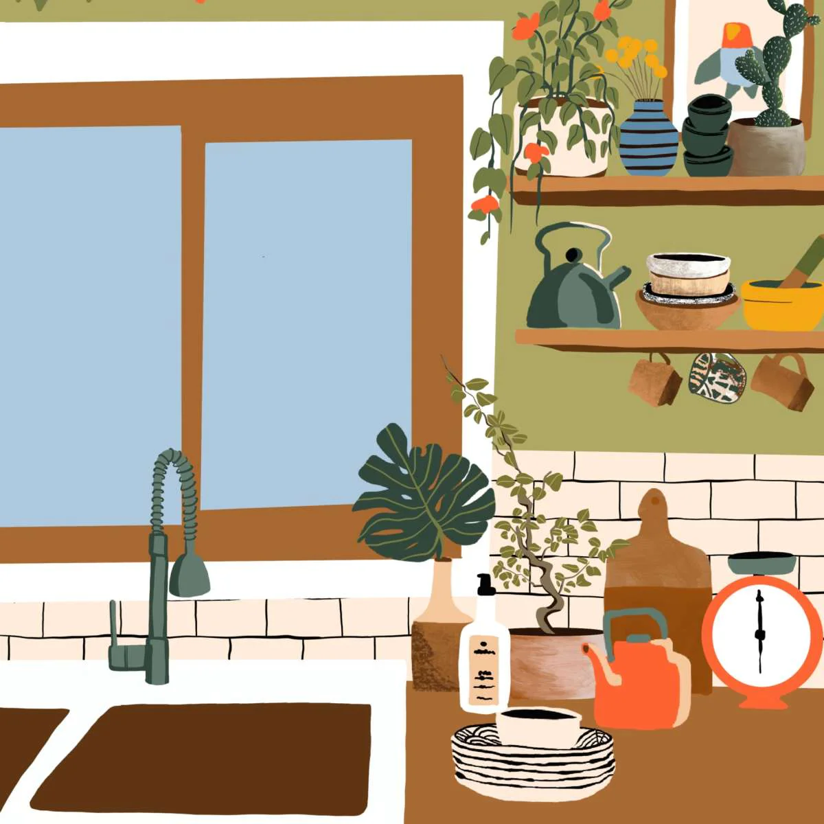 Kitchen Window Wall Art - Image 9