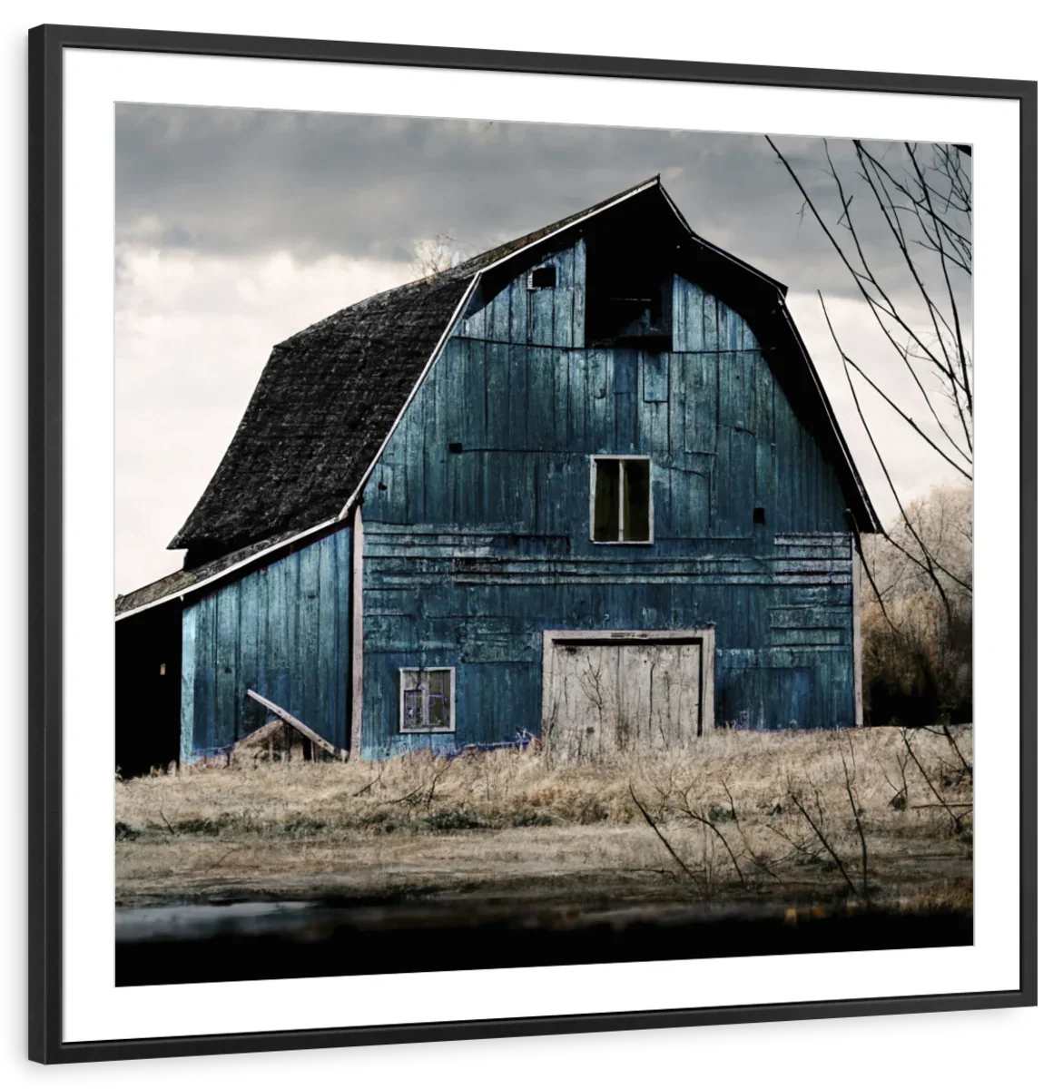 Large Blue Barn Wall Art - Image 10