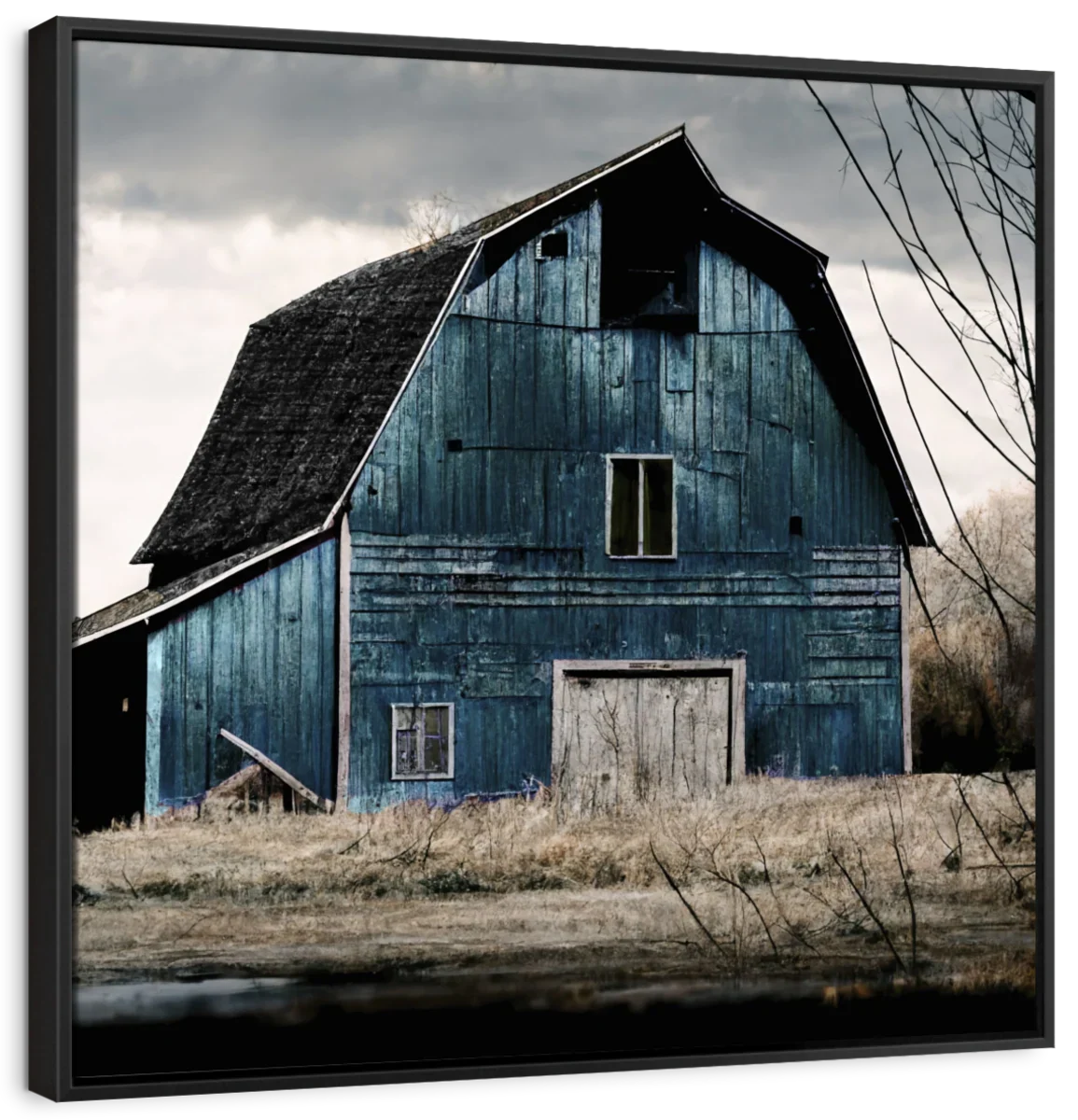 Large Blue Barn Wall Art - Image 9