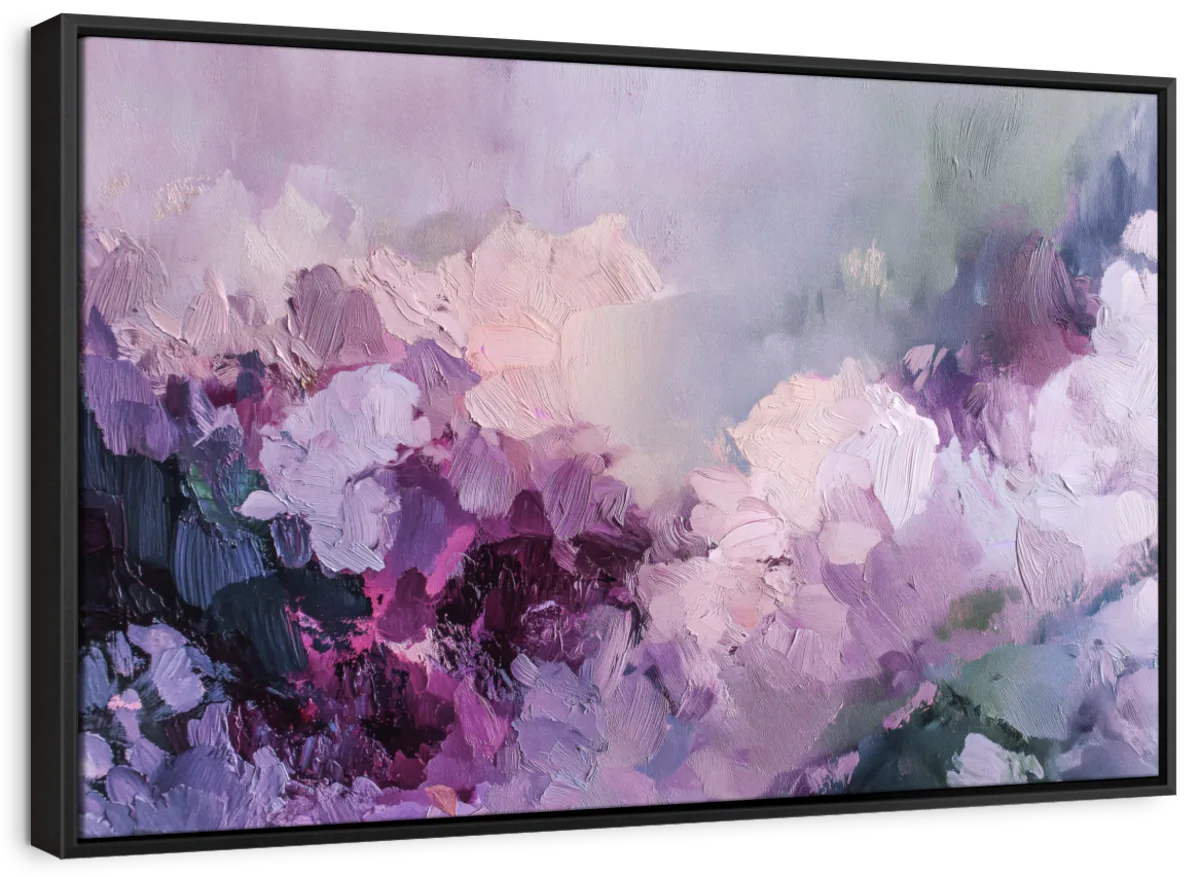 Lavender Dream Abstract Wall Art - Image 12