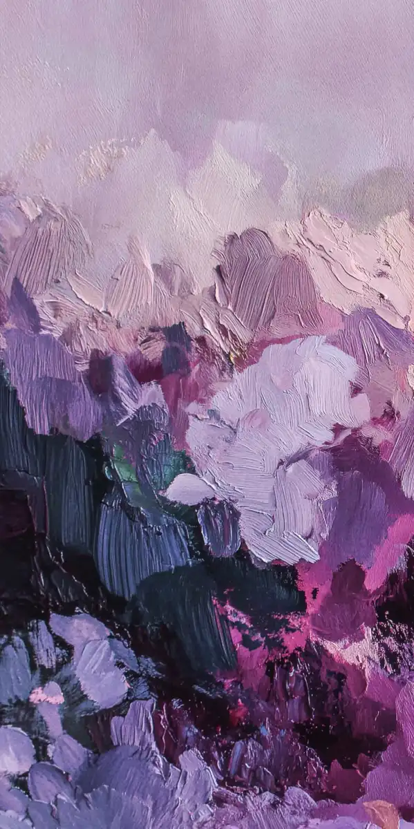 Lavender Dream Abstract Wall Art - Image 18