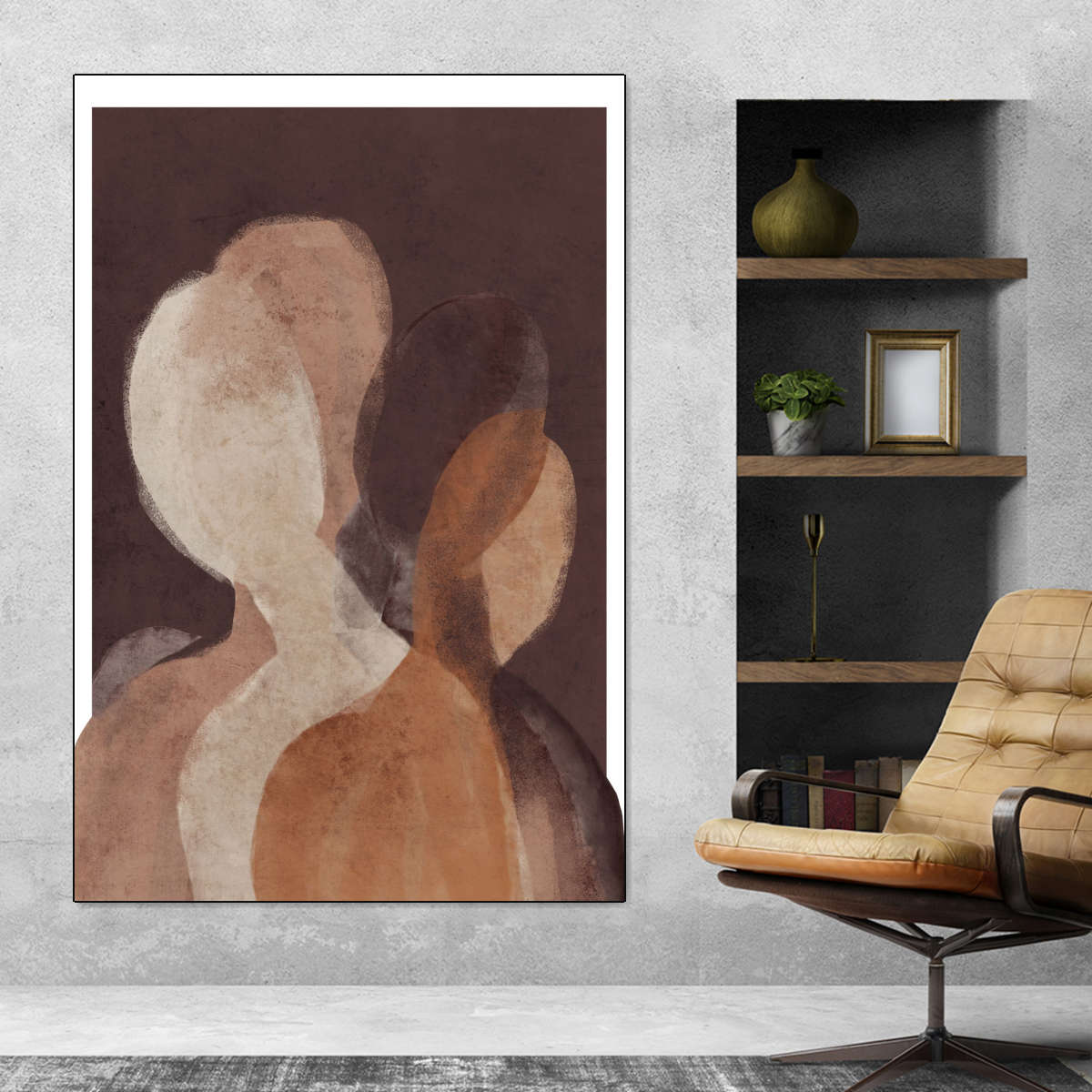 Layered Shadows Wall Art - Image 8