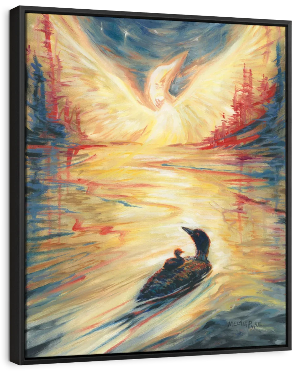 Loon Sunset Wall Art - Image 12