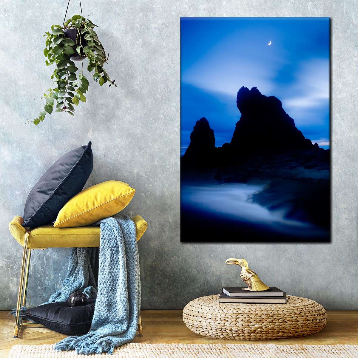 Lunda En Ruby Beach Color Wall Art - Image 3